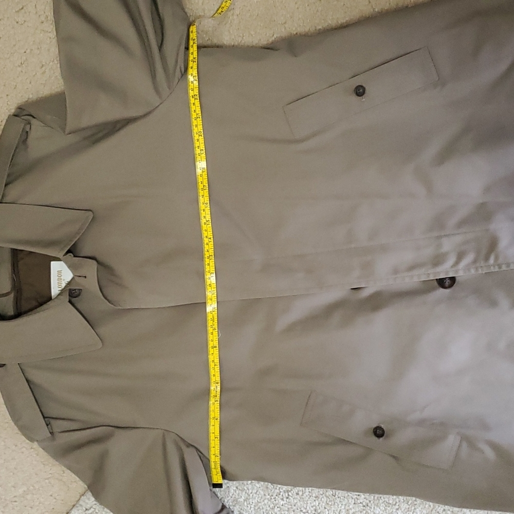 Men's Vintage London Fog Meade Short Trench Coat - Picture 10 of 12